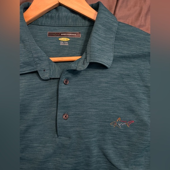 EUC Greg Norman Green Polo Shirt - Men’s Sz. 3XL - Picture 3 of 6